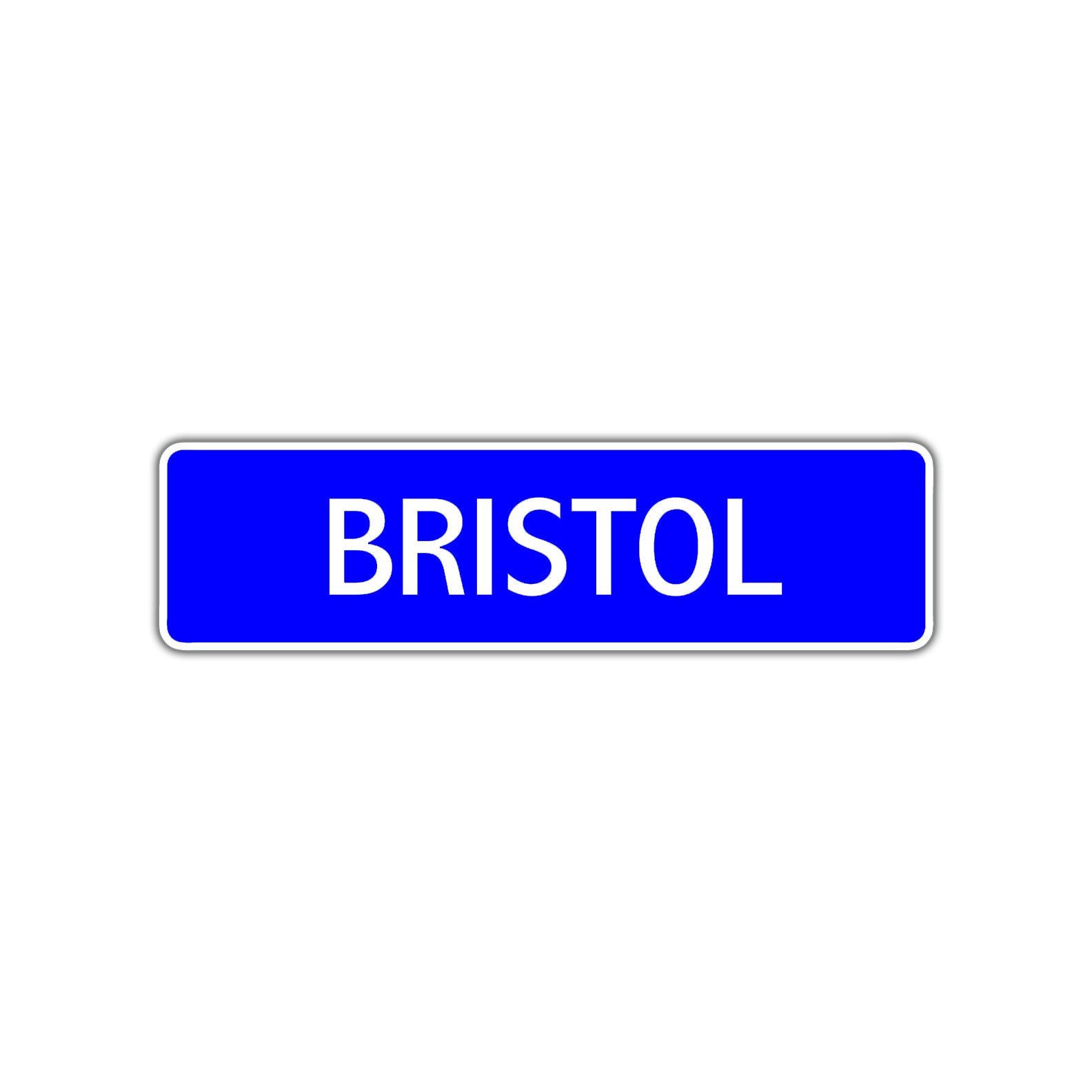 Bristol Street Metal Sign Plate