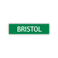 Bristol Street Sign Plate