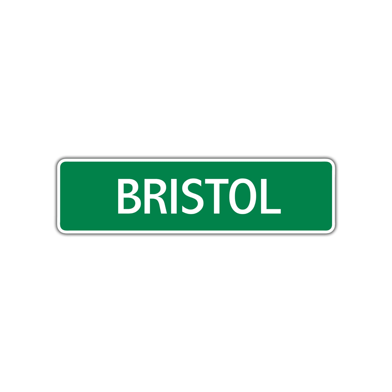 Bristol Street Sign Plate