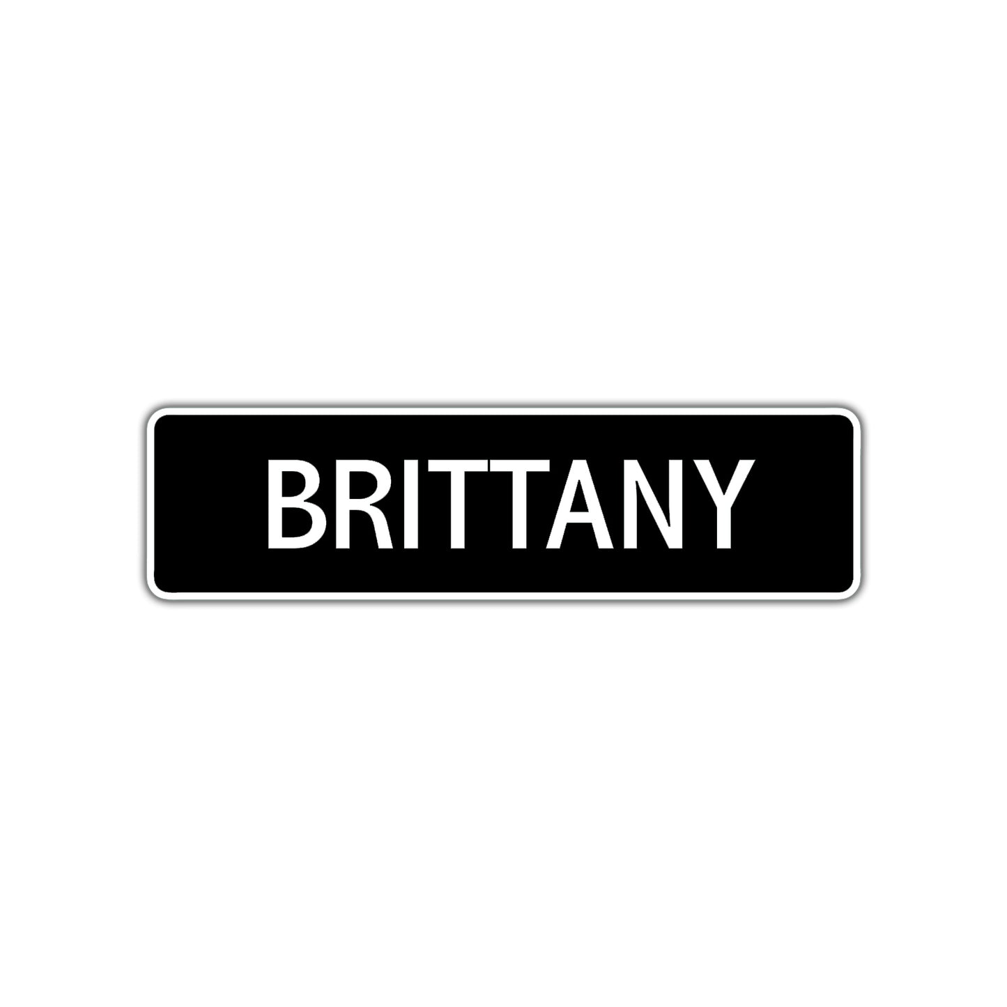 Brittany Street Metal Sign  