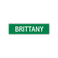 Brittany Street Sign Plate