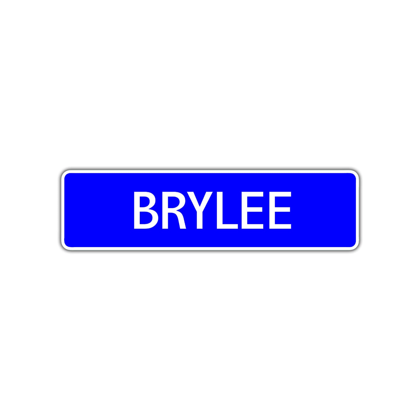 Brylee Street Metal Sign Plate