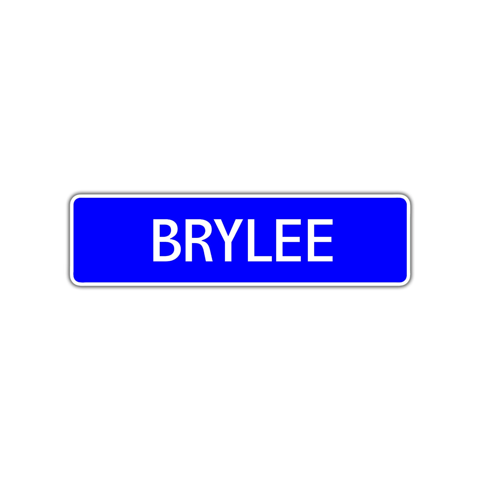 Brylee Street Metal Sign Plate