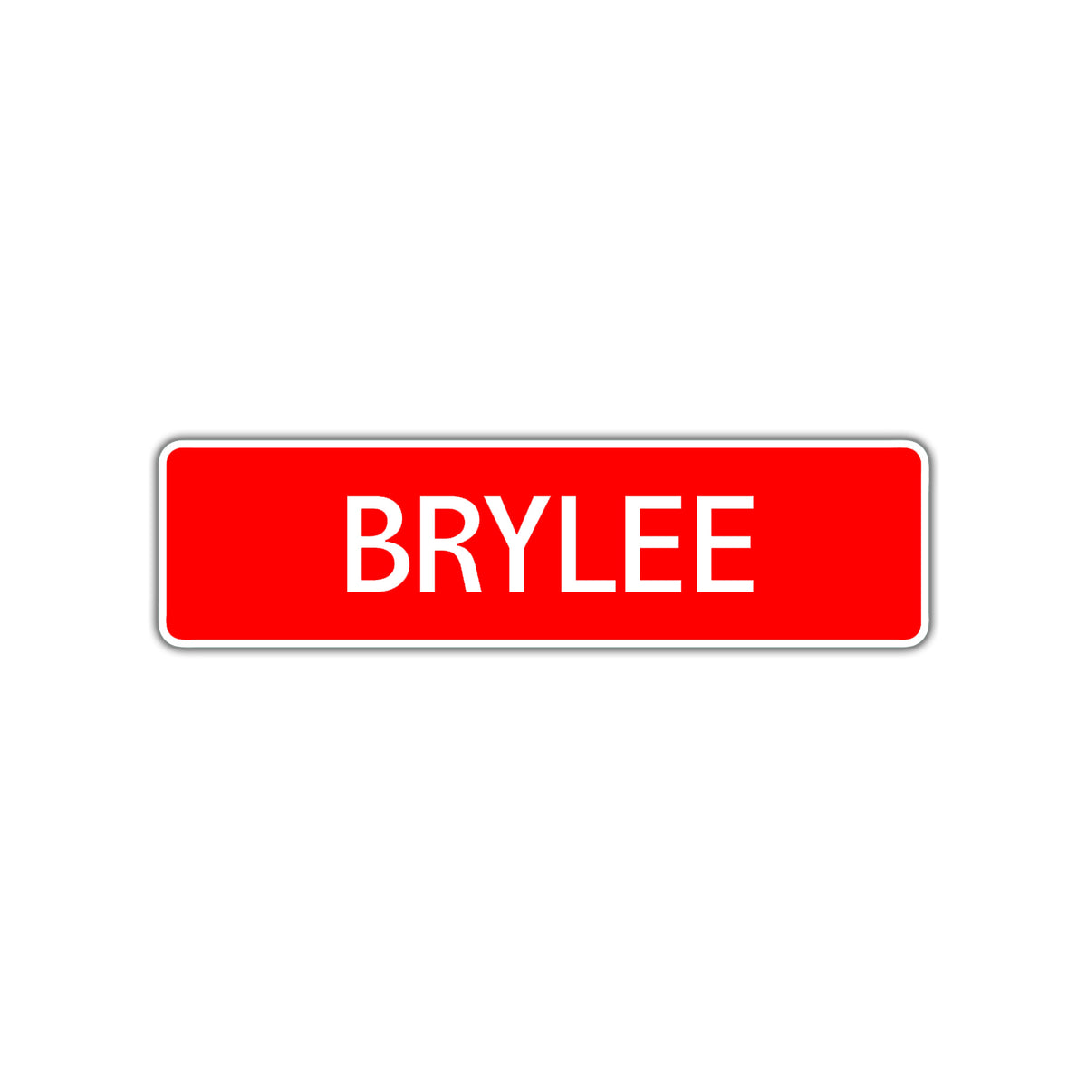 Brylee Sticker Brylee Street Sign Children Name Room Plate – Sign Fever