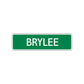 Brylee Street Sign Plate