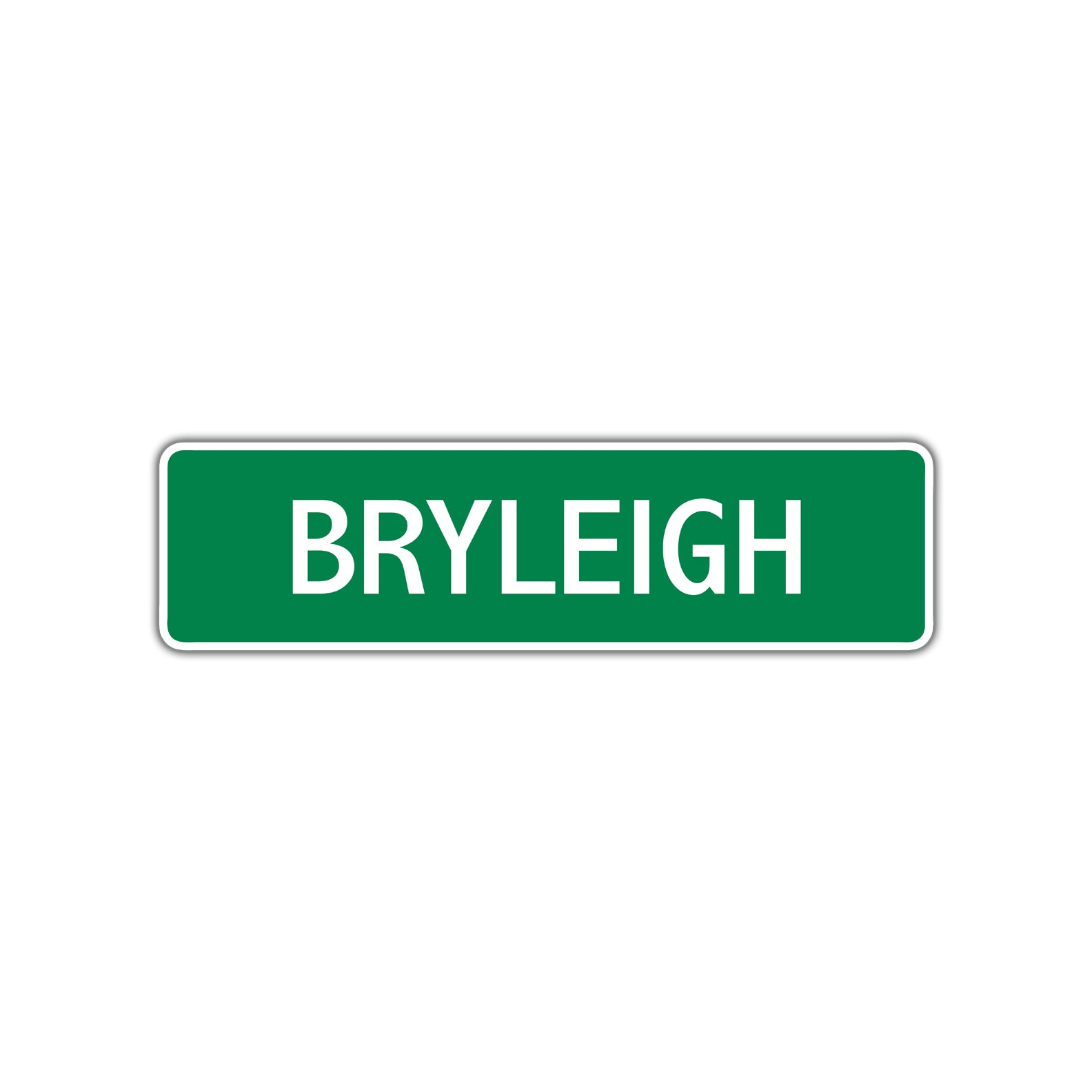 Bryleigh Street Sign Children Name Room Plate – Sign Fever