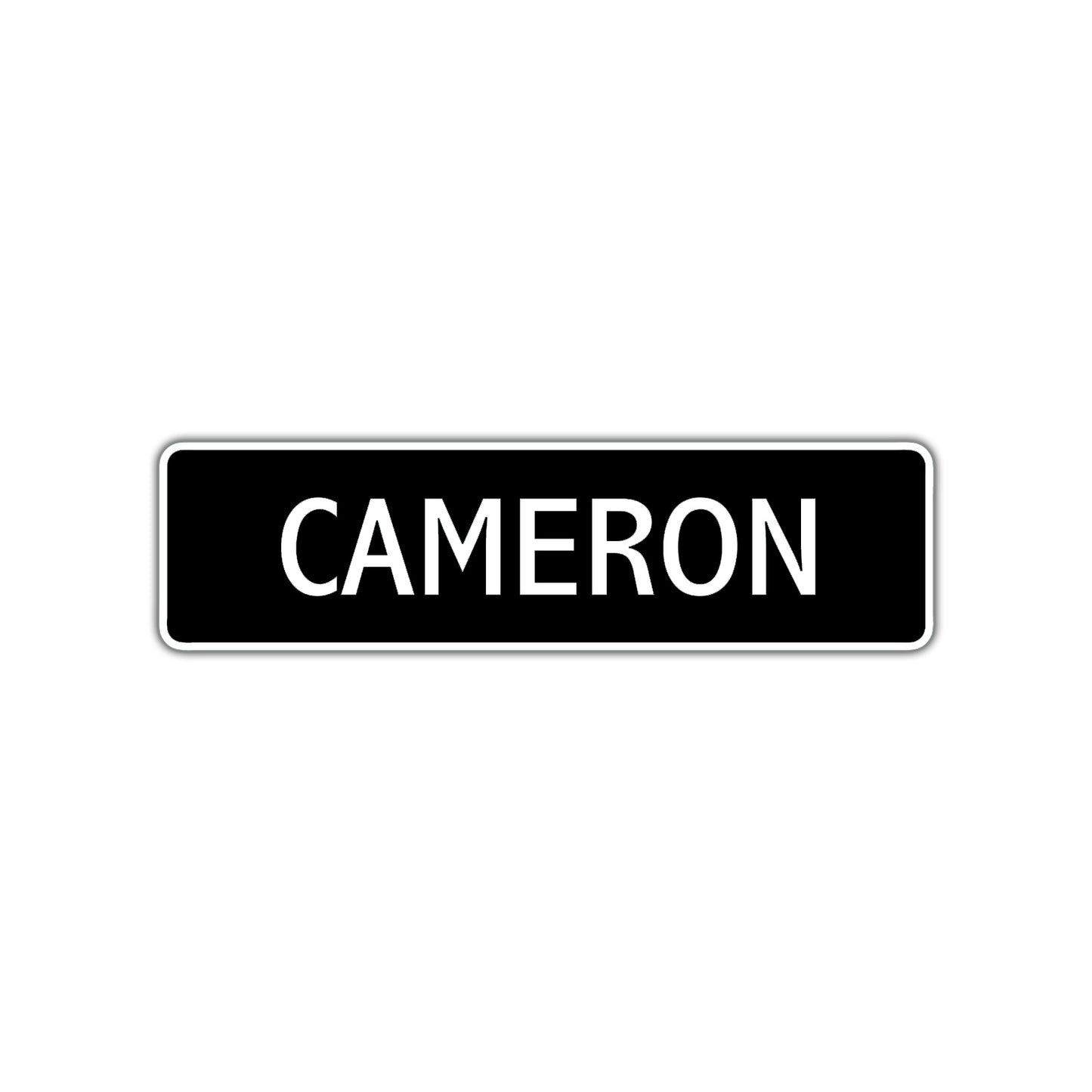 Cameron Street Metal Sign 