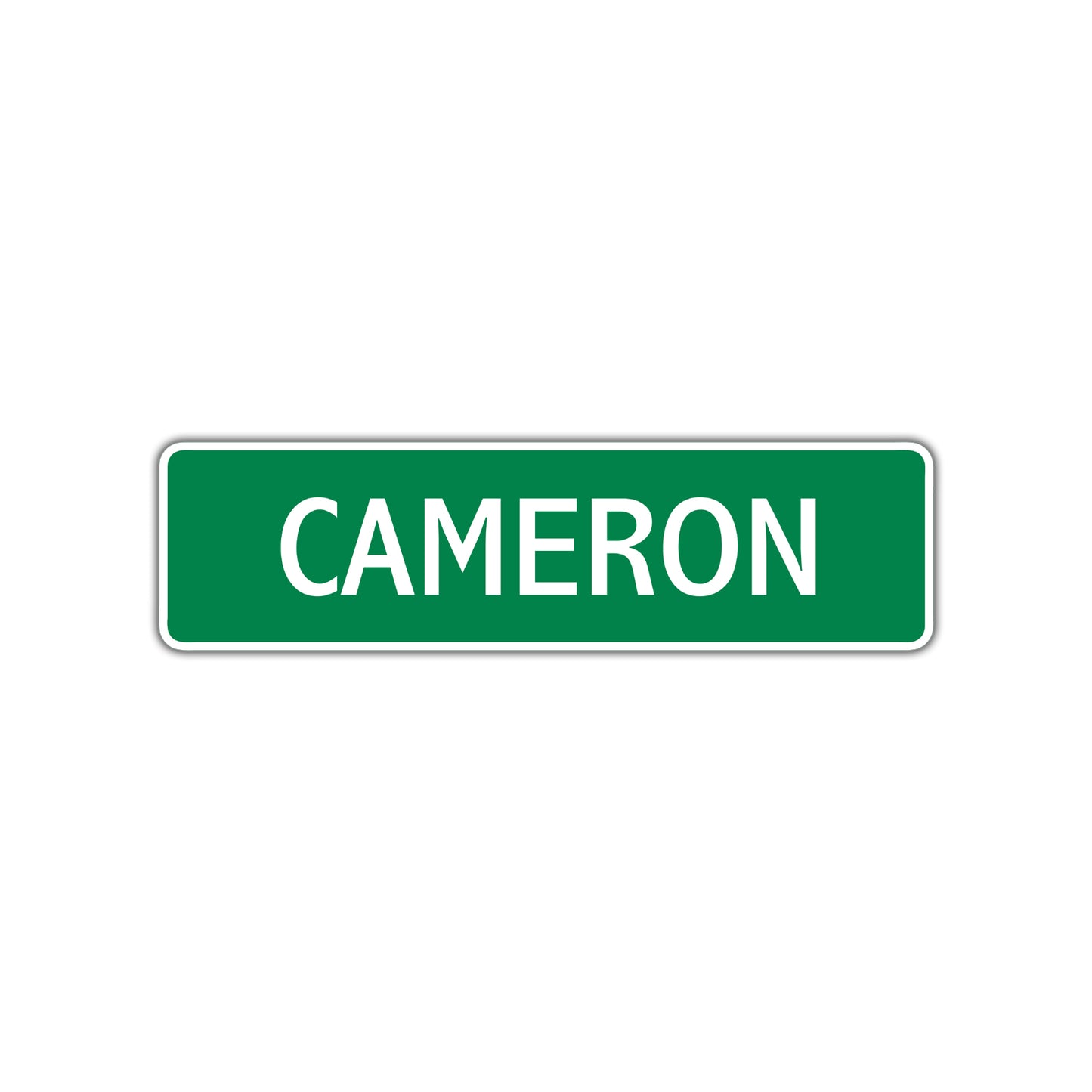 Cameron Street Sign Plate