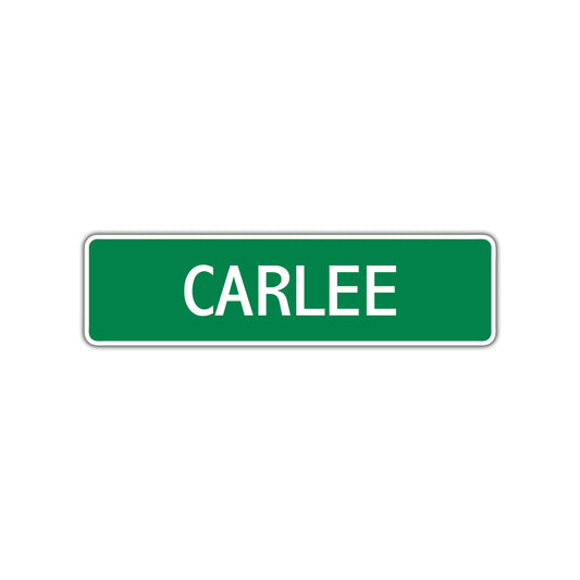 Carlee Street Sign 