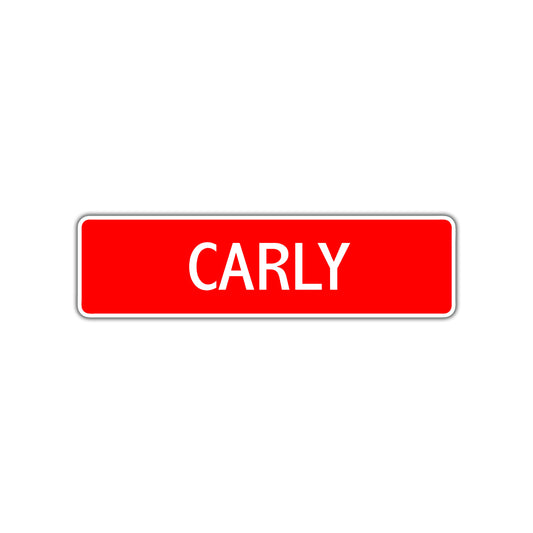 Carly Street Sign
