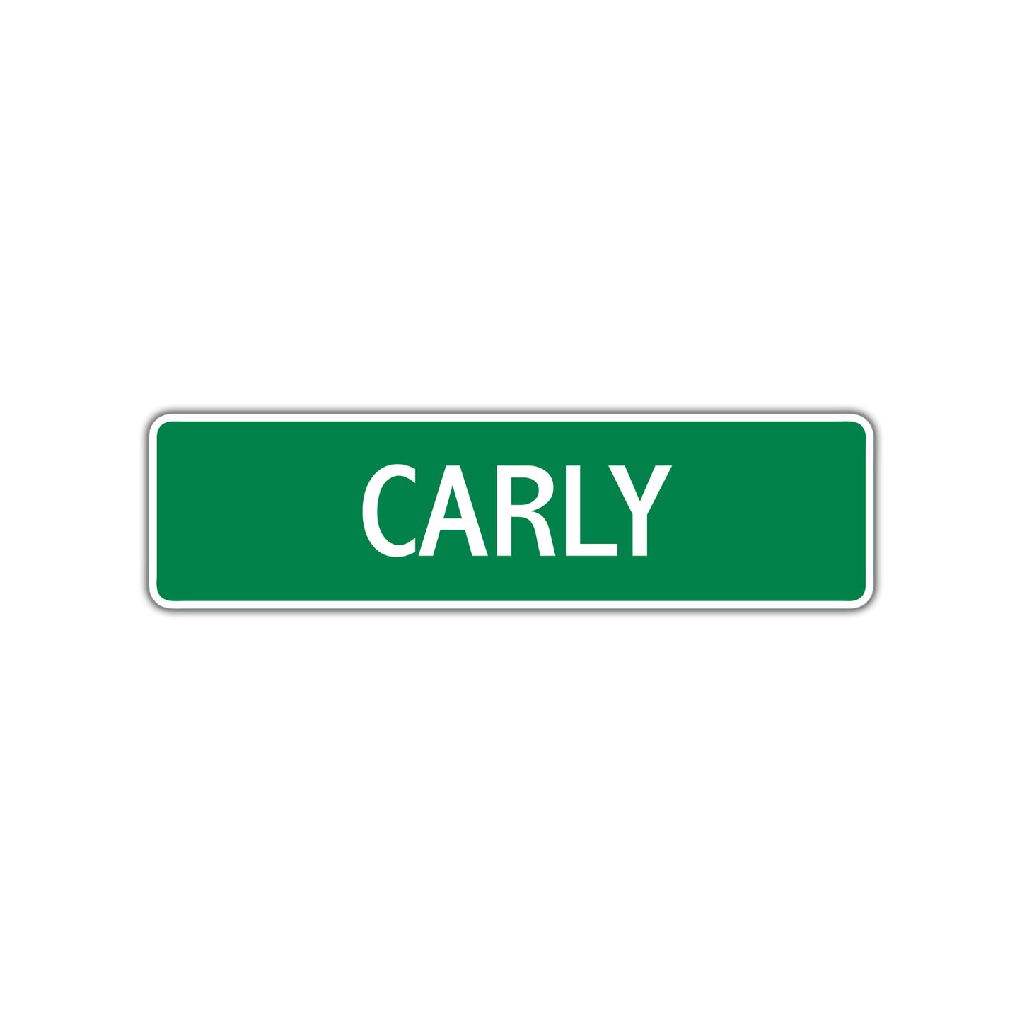 Carly Street Sign Plate