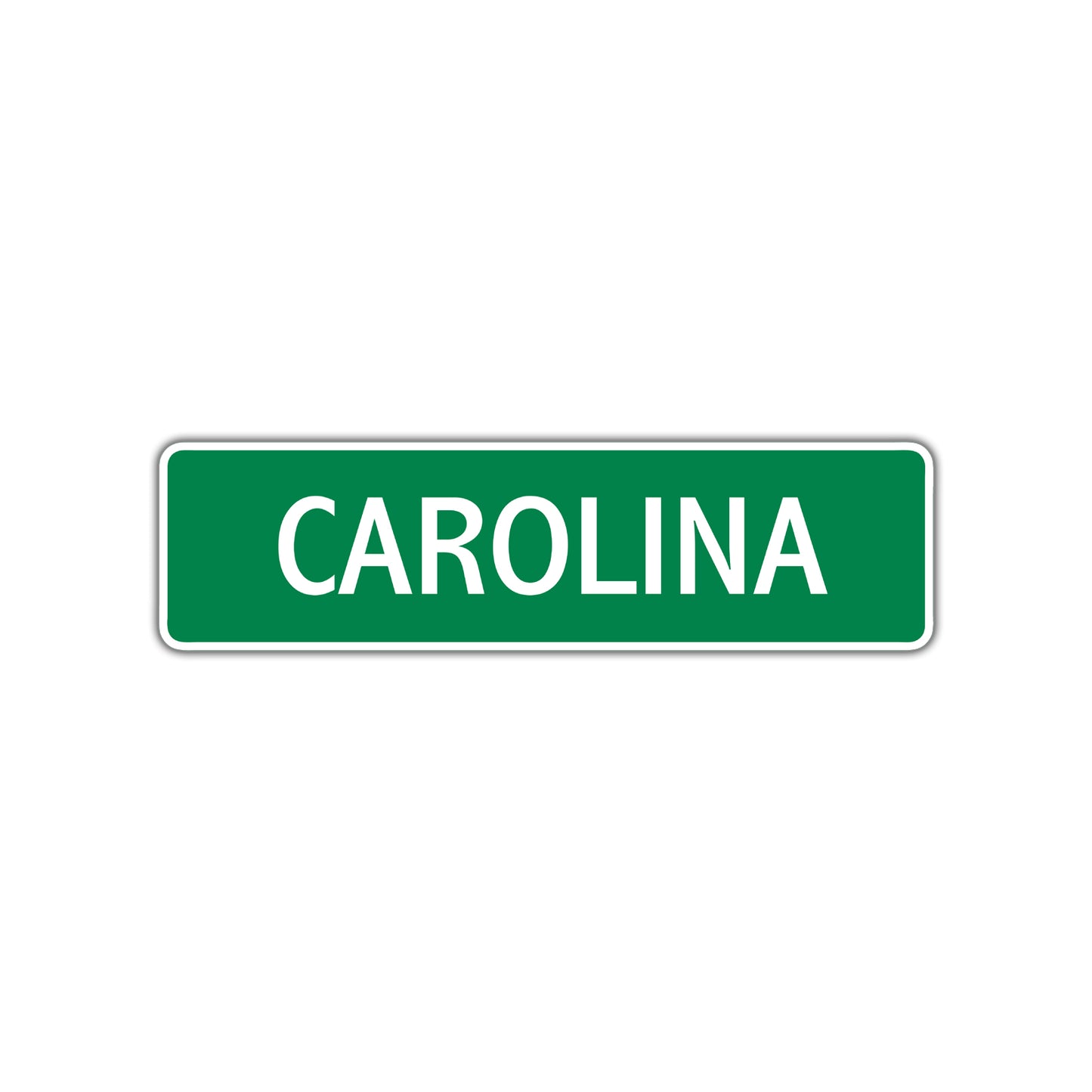Carolina Street Sign Plate