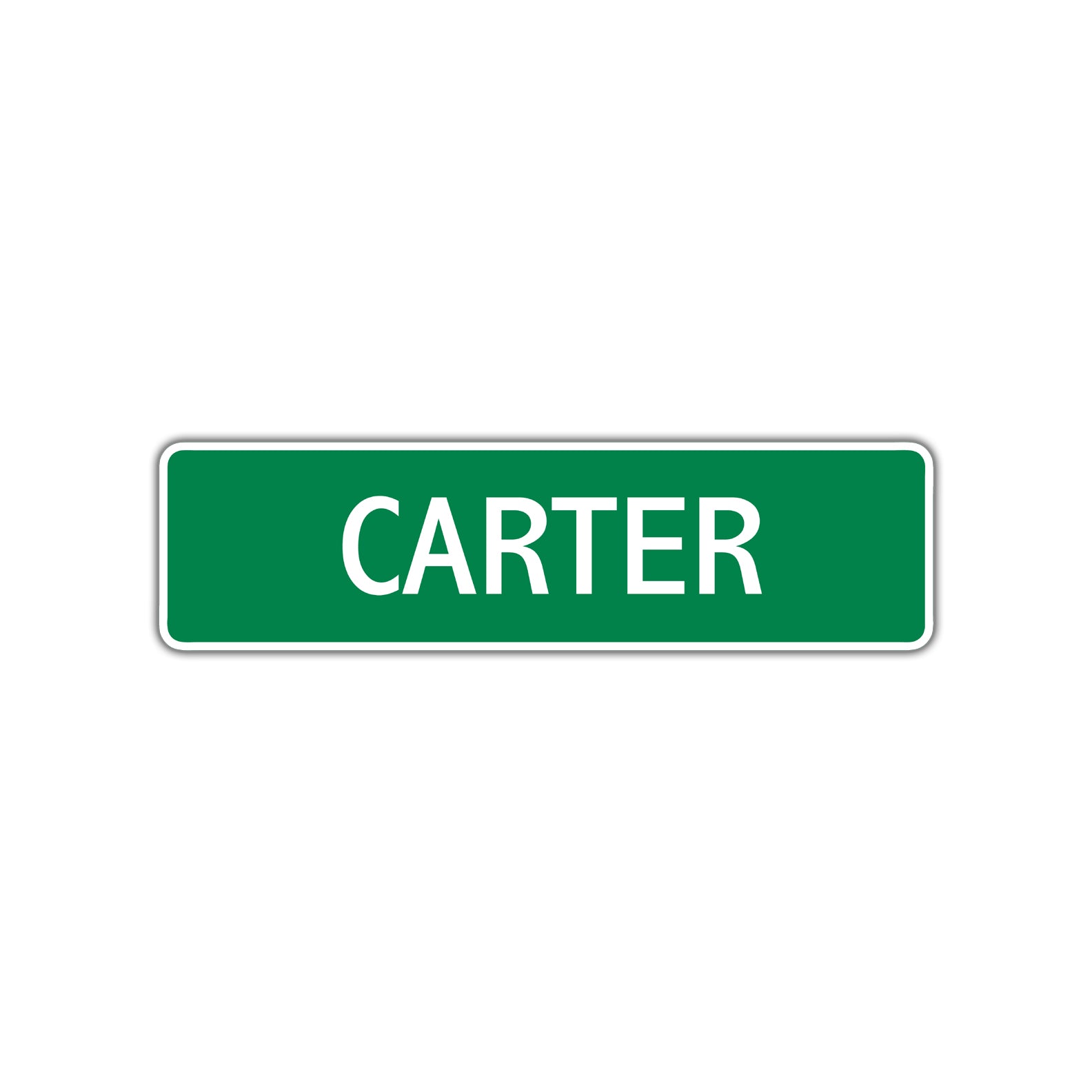 Carter Street Sign Plate