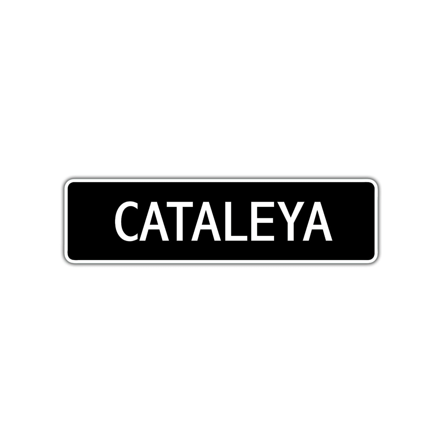 Cataleya Street Metal Sign  