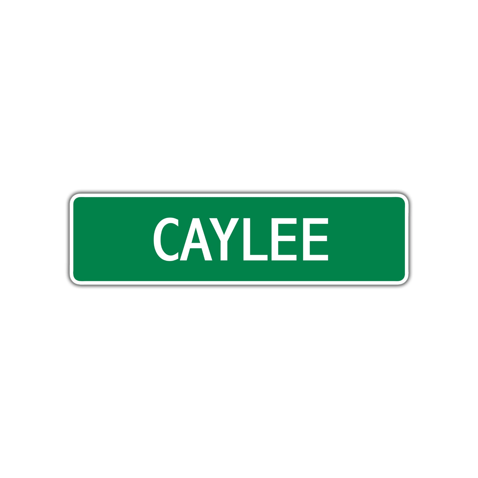 Caylee Street Sign Children Name Room Plate – Sign Fever