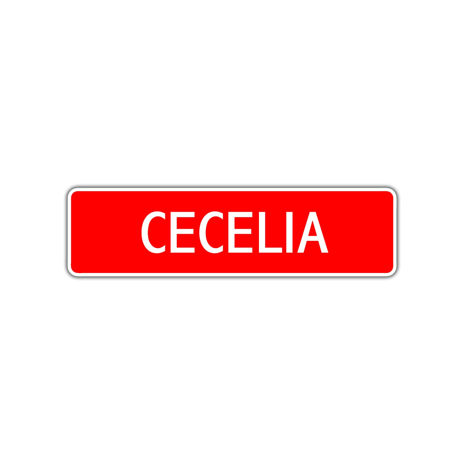 Cecelia Street Sign