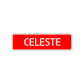 Celeste Street Sign