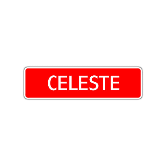 Celeste Street Sign