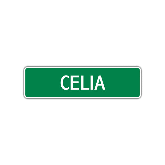 Celia Street Sign