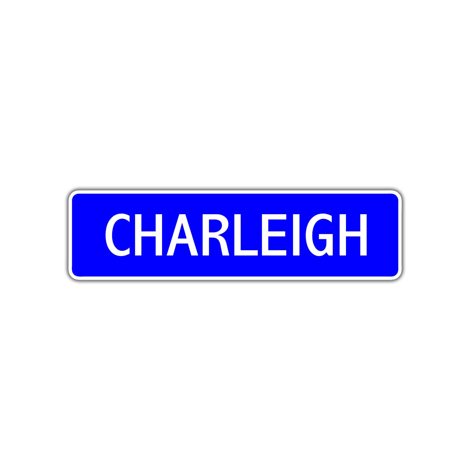 Charleigh Street Metal Sign Plate
