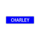 Charley Street Metal Sign Plate