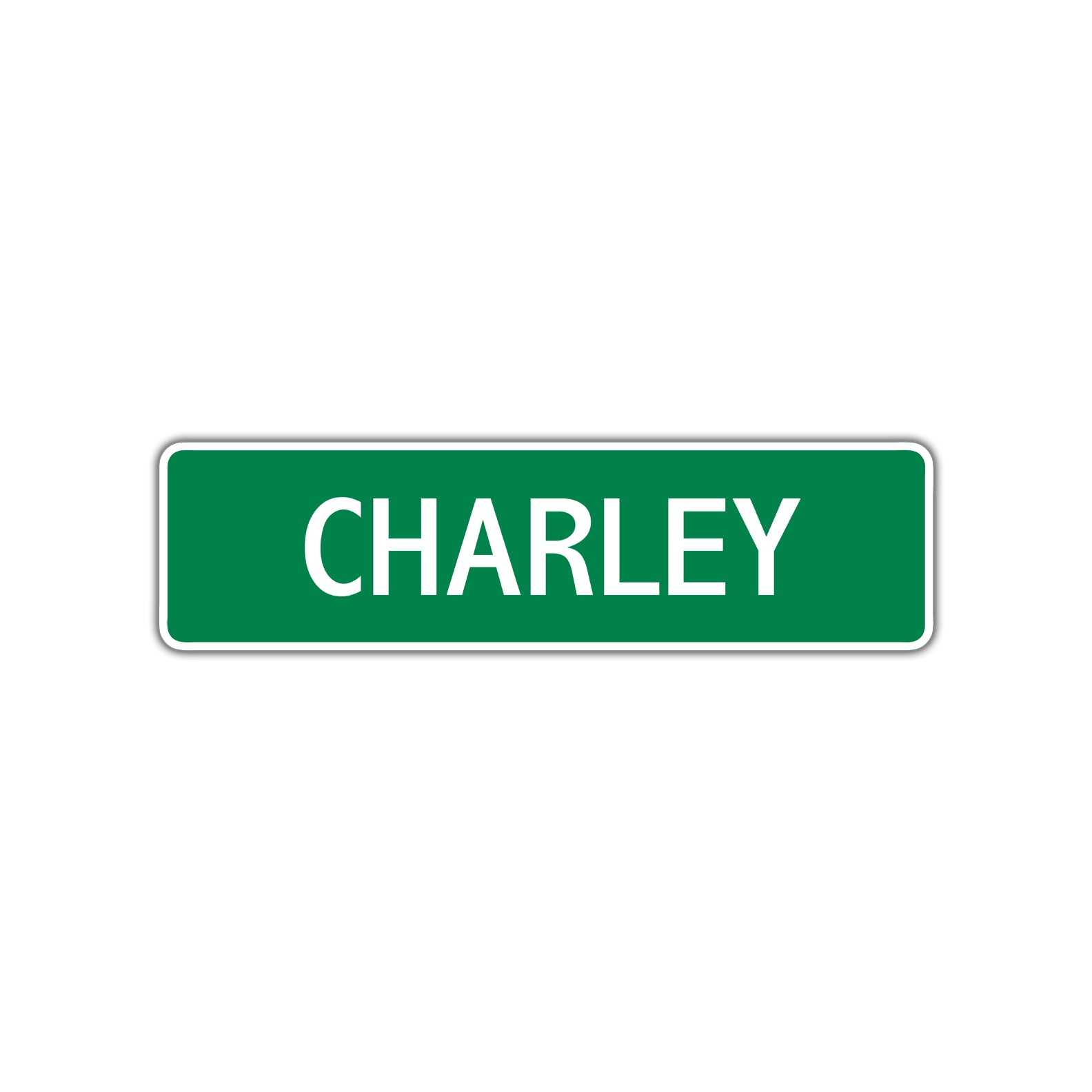 Charley Street Sign Plate
