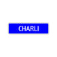 Charli Street Metal Sign Plate
