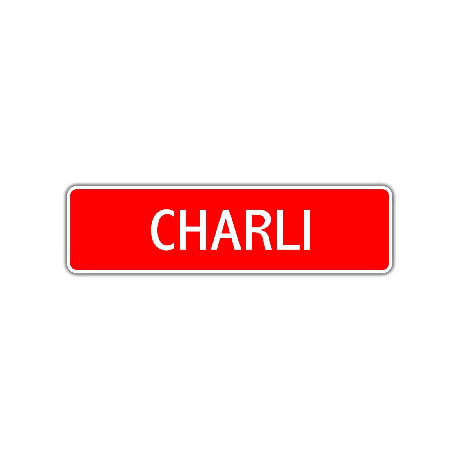 Charli Street Sign