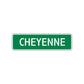 Cheyenne Street Sign Plate