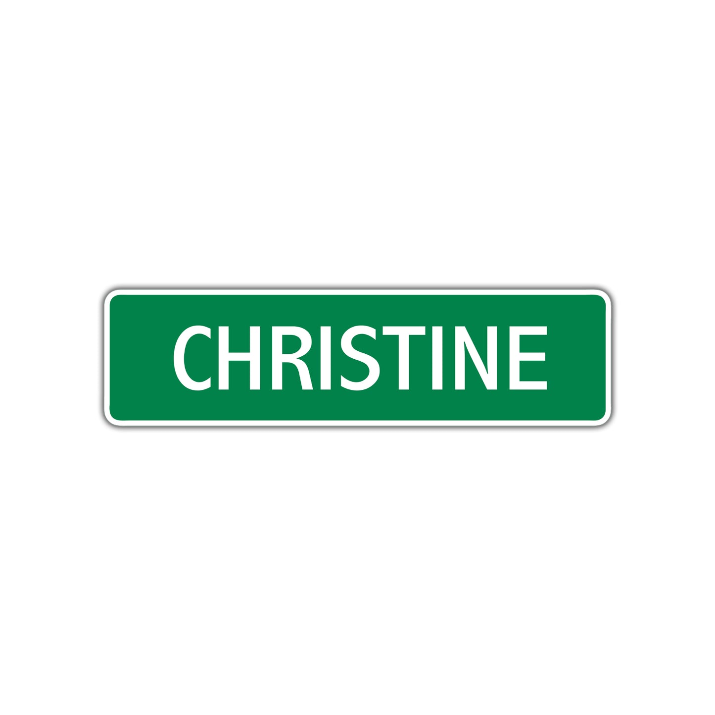Christine Street Sign 