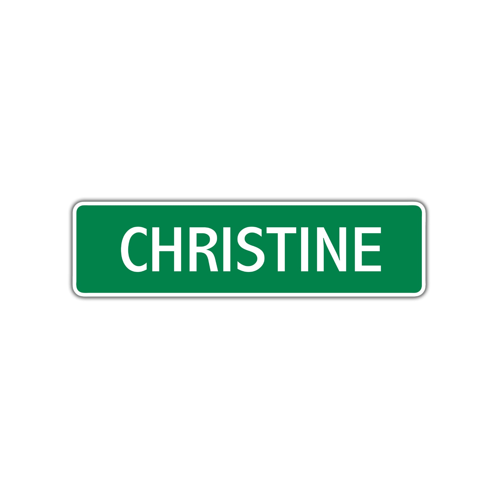 Christine Street Sign 
