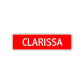 Clarissa Street Sign
