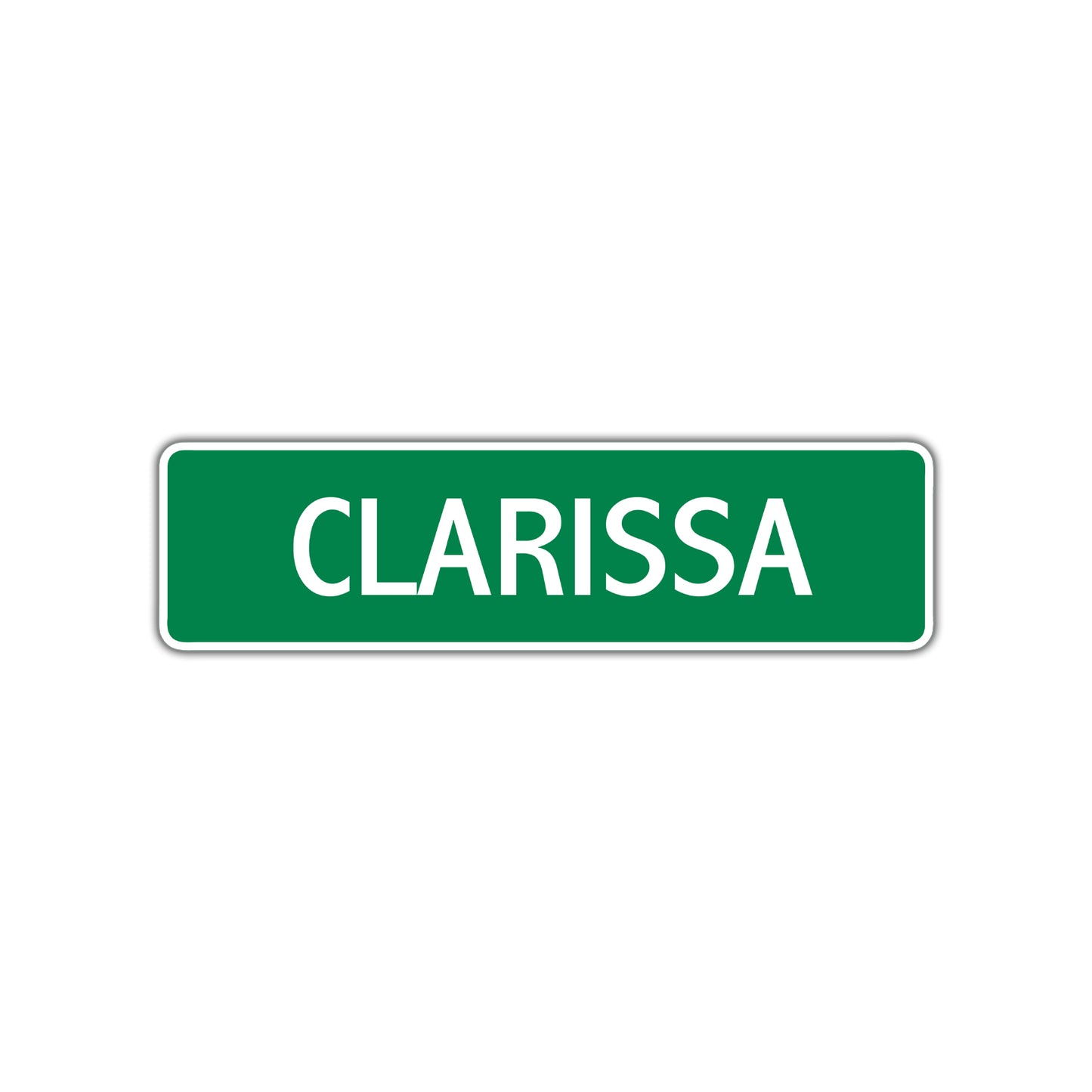 Clarissa Street Sign Plate