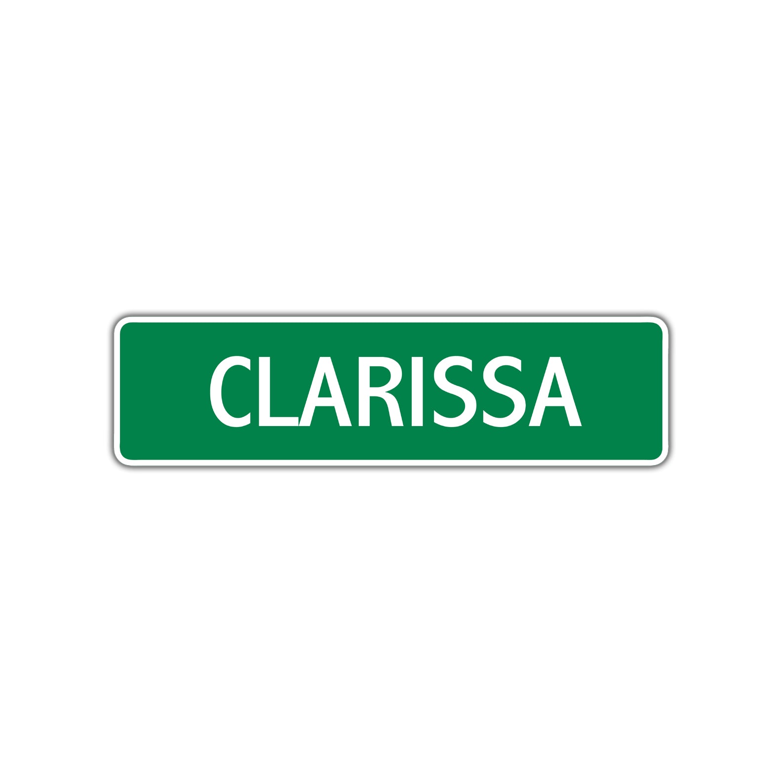 Clarissa Street Sign Plate