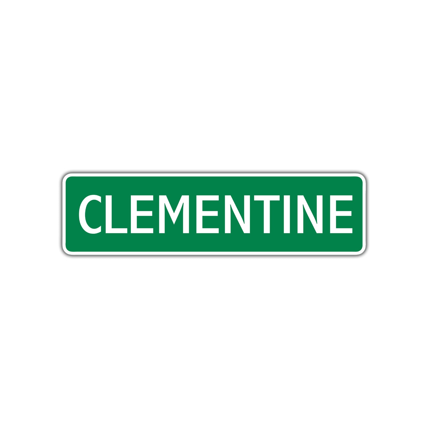 Clementine Street Sign