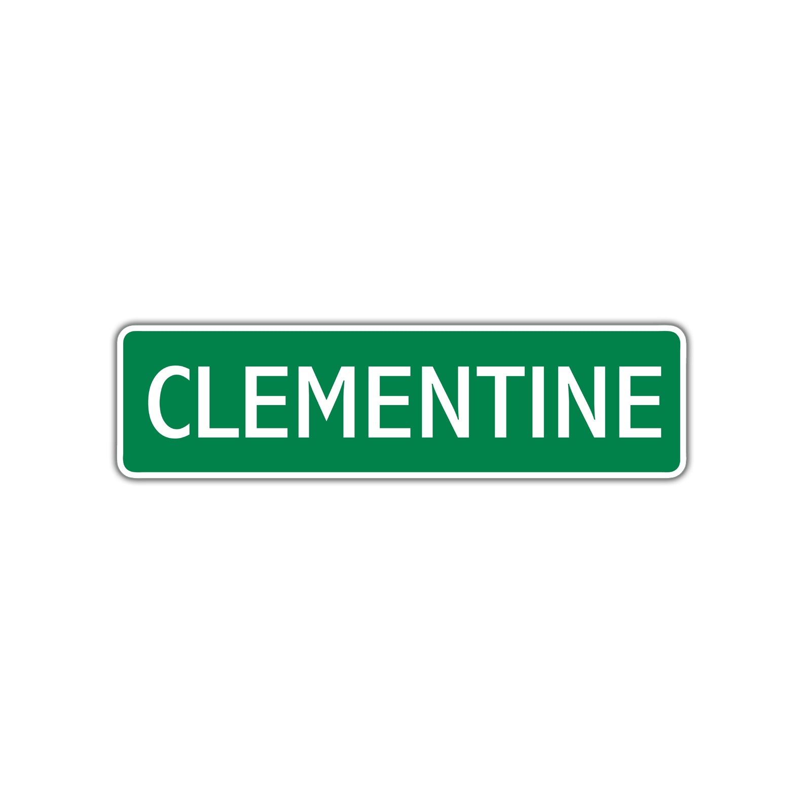 Clementine Street Sign