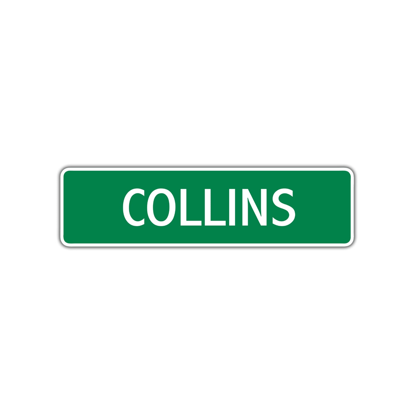 Collins Street Sign Plate