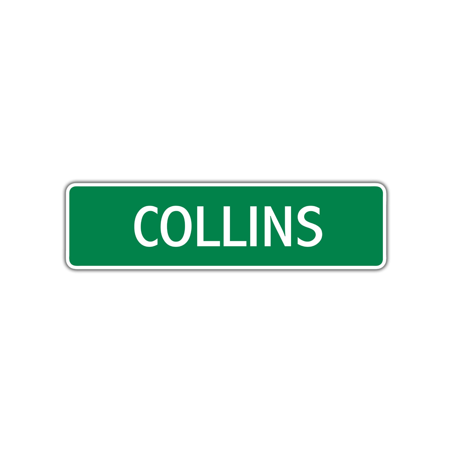 Collins Street Sign Plate