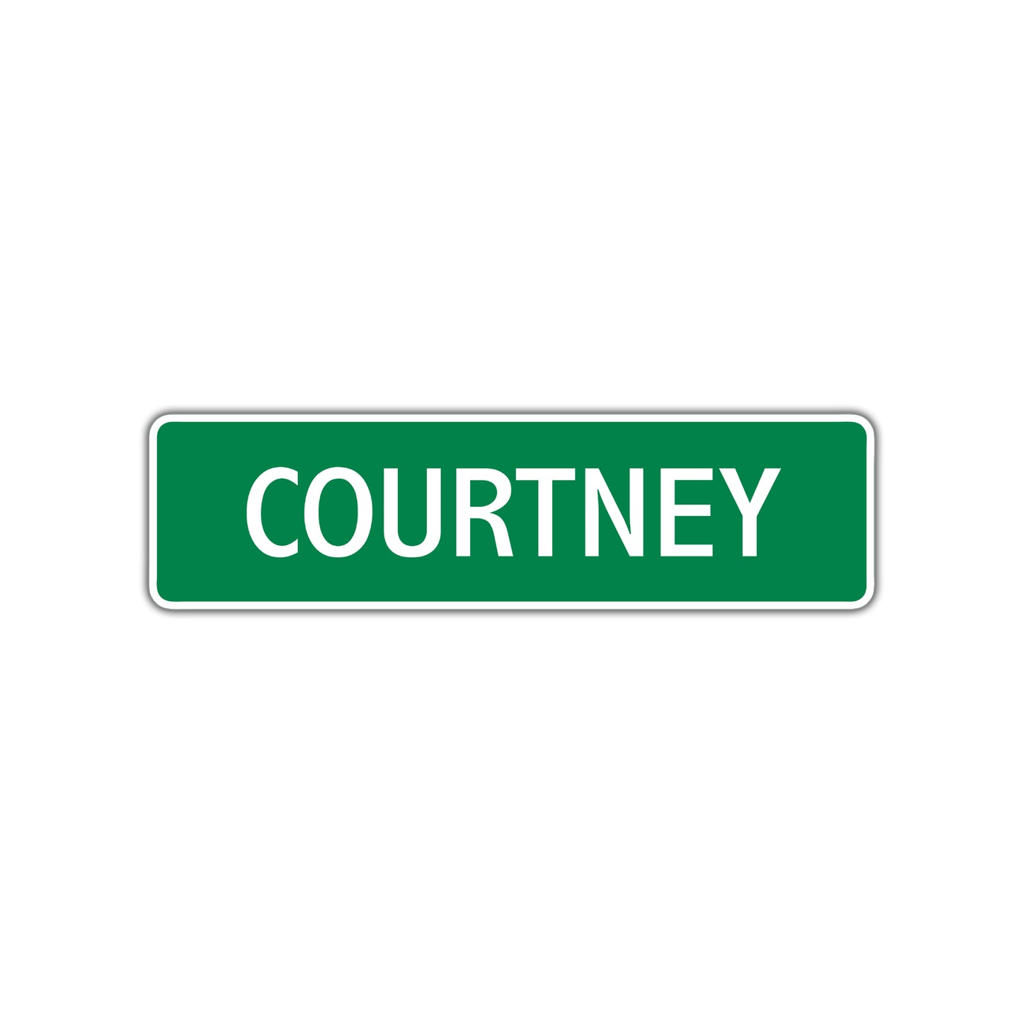 Courtney Street Sign