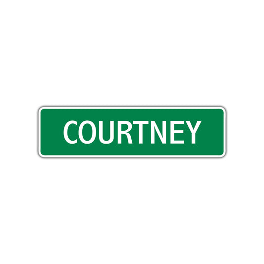 Courtney Street Sign