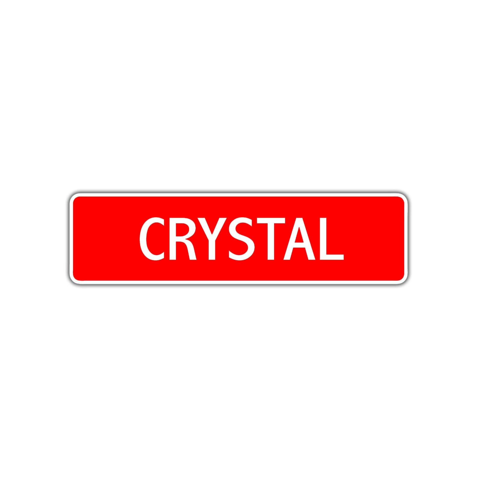 Crystal Street Sign