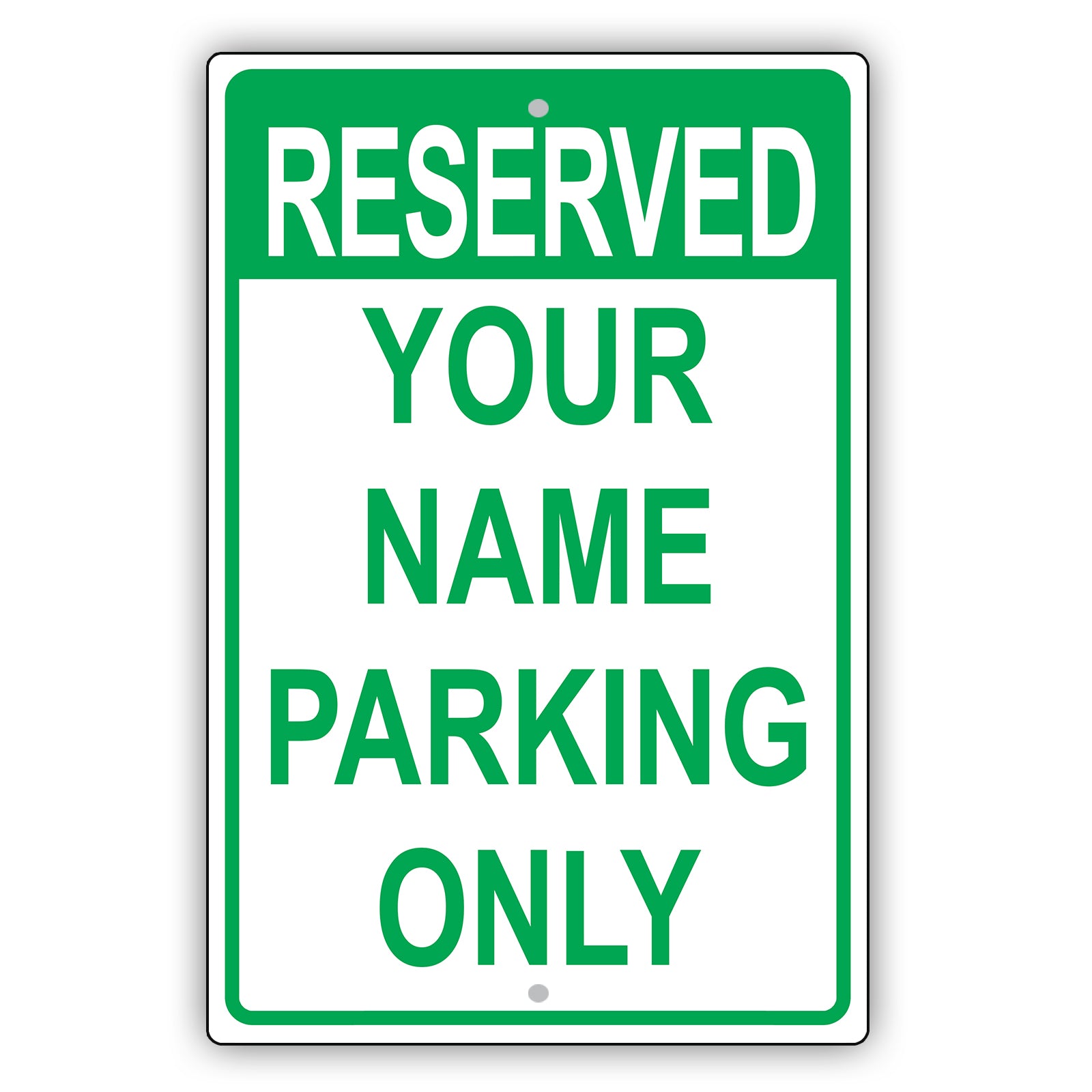Custom Name Sign Reserved Parking Personalized Name Sign Plate