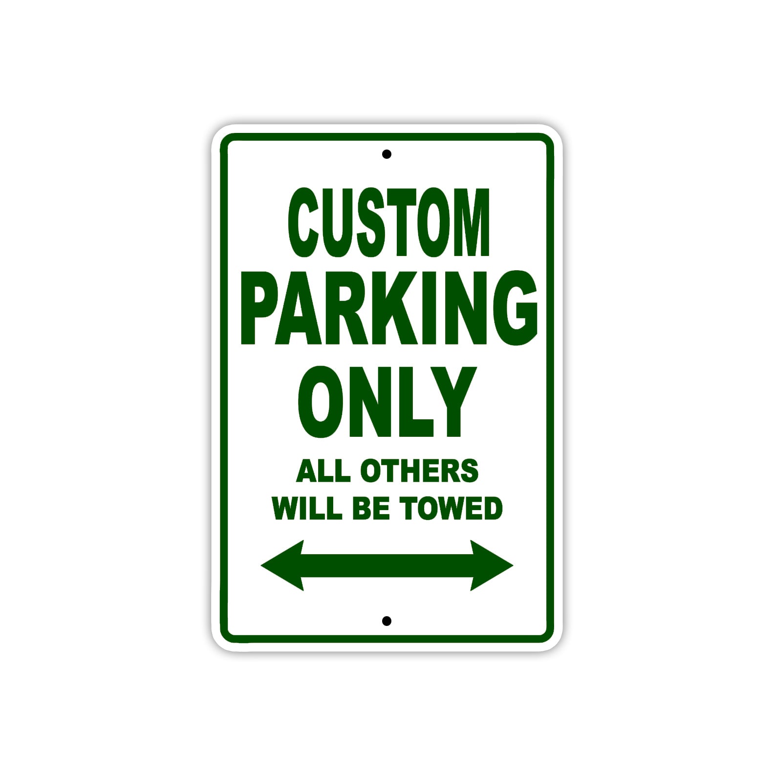 Custom Parking Only Sign Reserved Parking Personalized Name Sign Plate