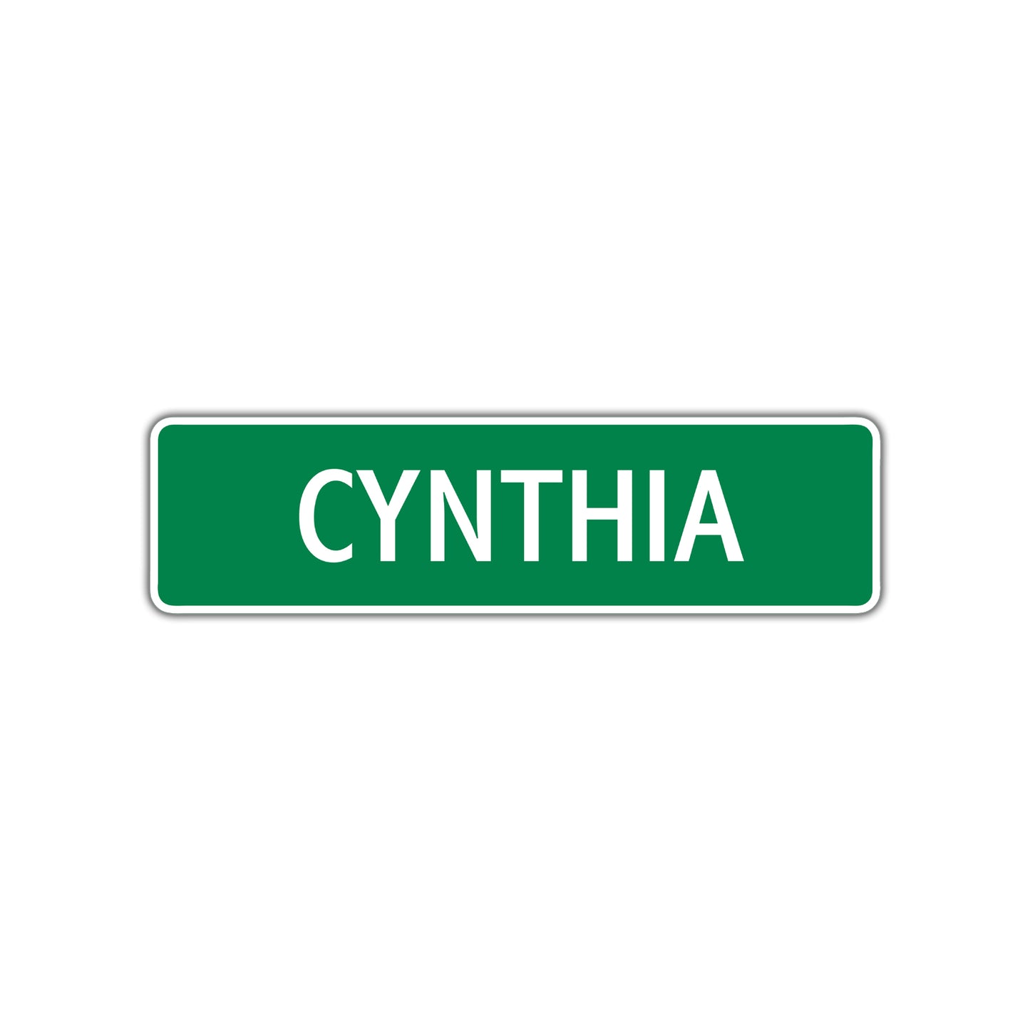 Cynthia Street Sign Plate