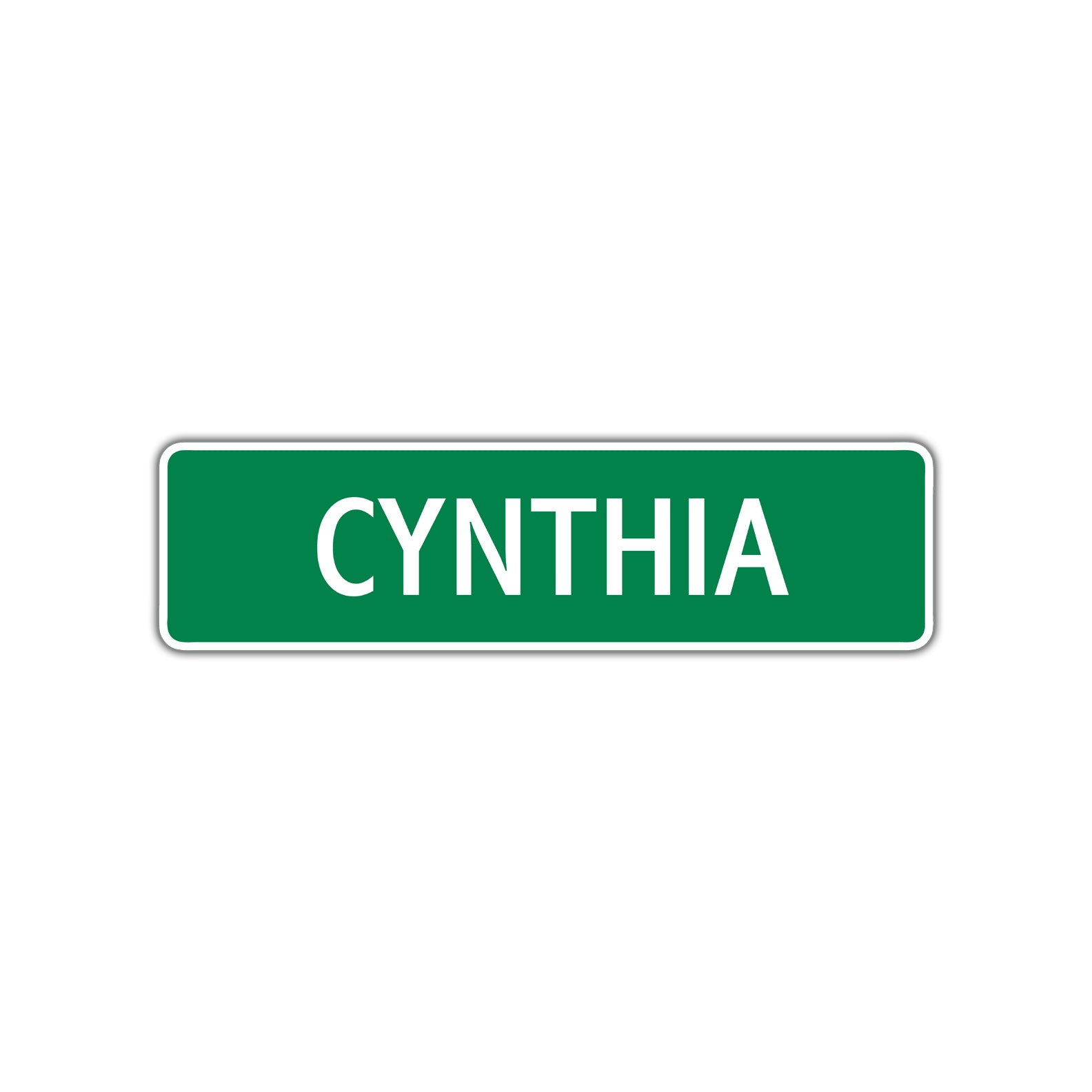 Cynthia Street Sign Plate