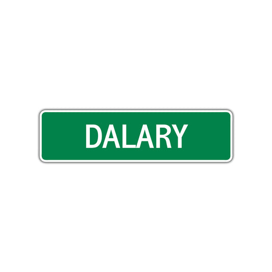 Dalary Street Sign