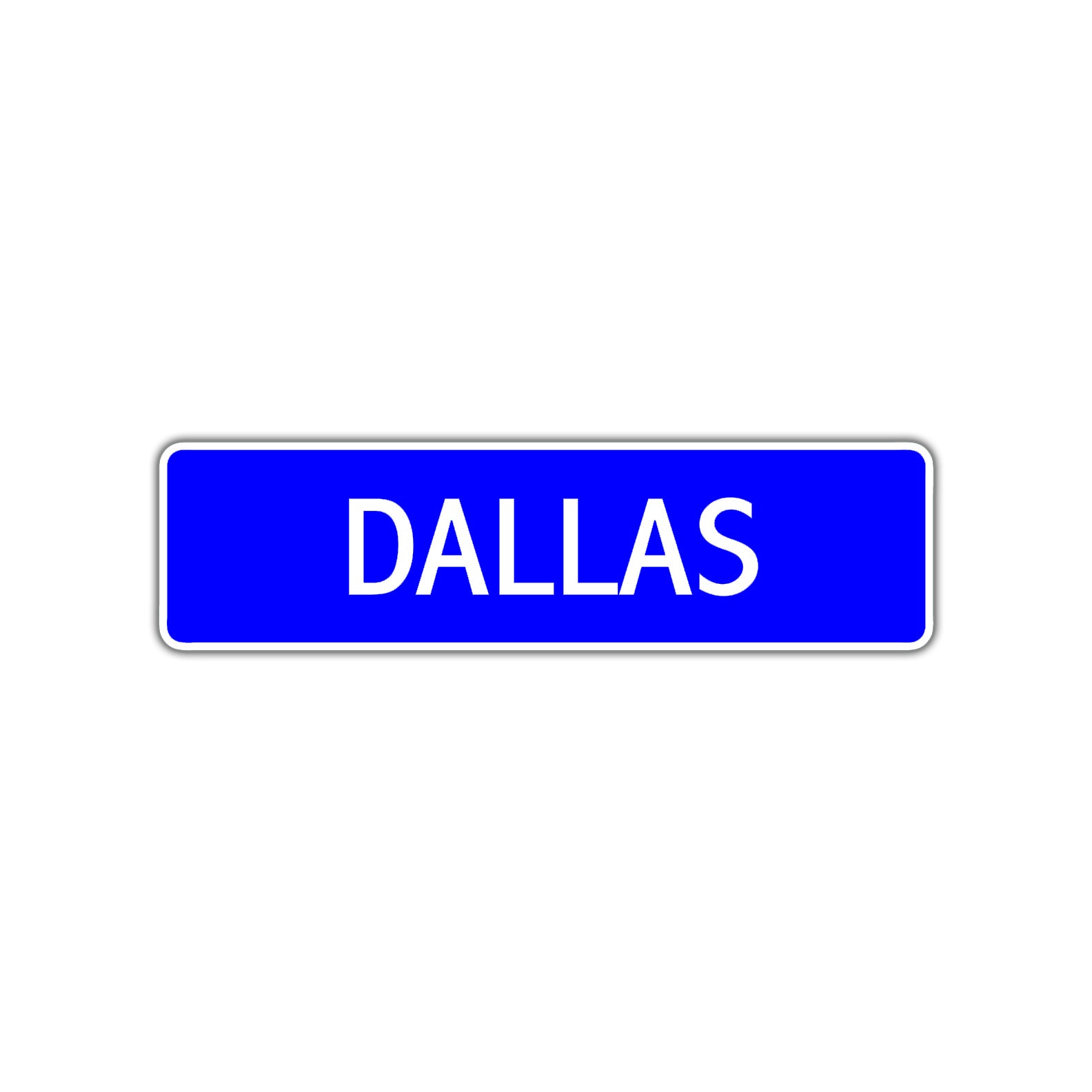 Dallas Street Metal Sign 