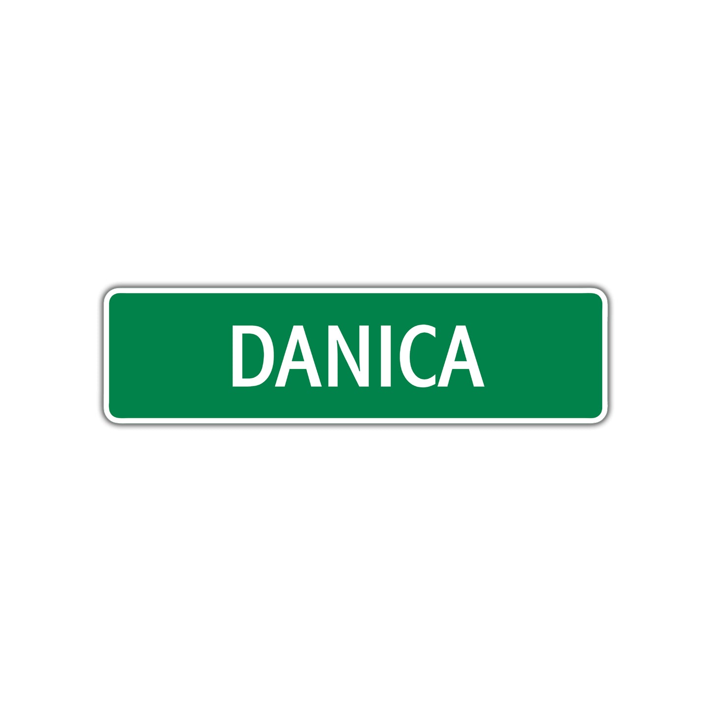 Danica Street Sign