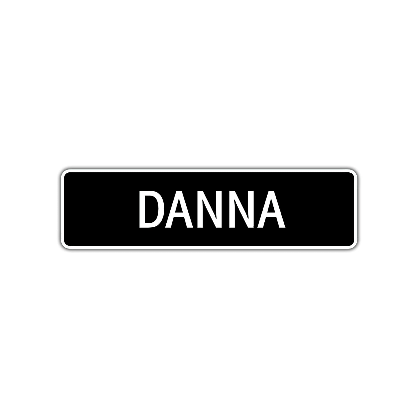 Danna Street Metal Sign Plate