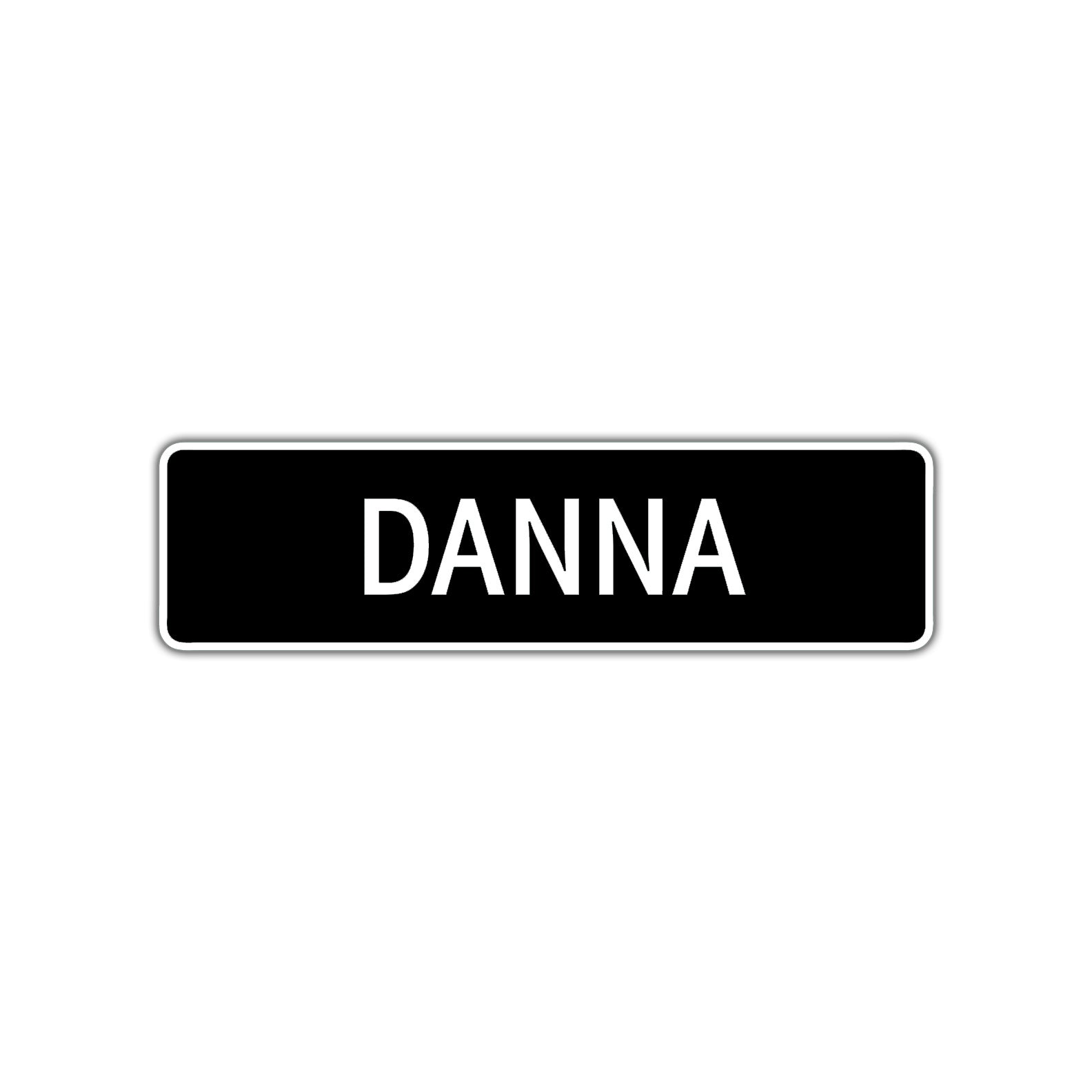 Danna Street Metal Sign Plate